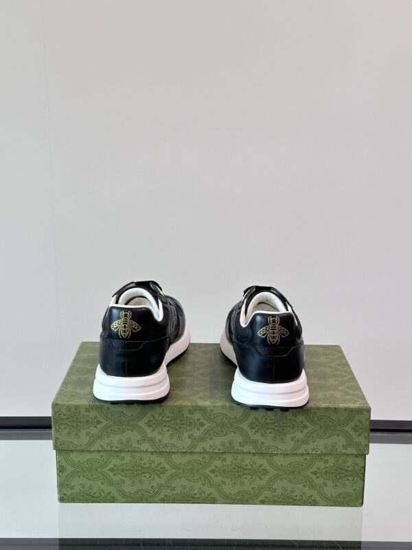 Gucci Men's Full Cowhide Leather GG Sports Shoes - Image 7