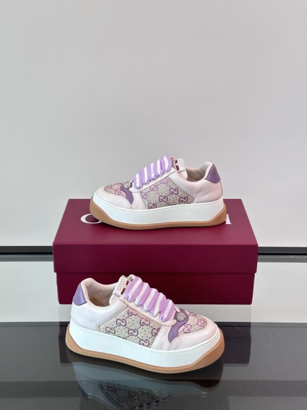 Gucci New Women's Chubby Thick Soled Casual Sports Shoes - Image 5