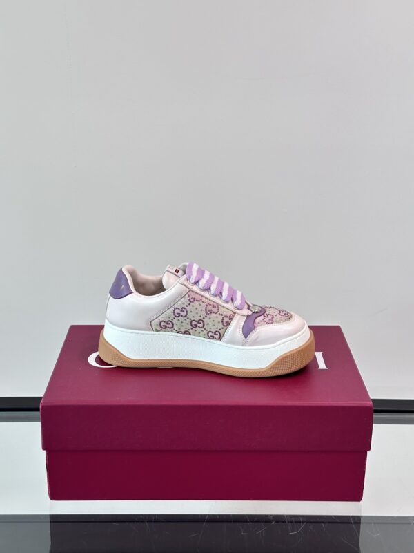 Gucci New Women's Chubby Thick Soled Casual Sports Shoes - Image 6