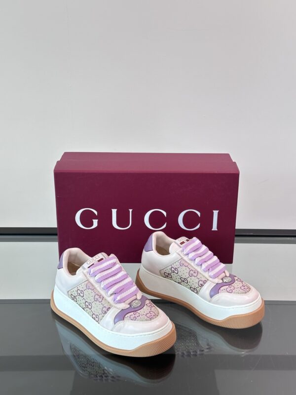 Gucci New Women's Chubby Thick Soled Casual Sports Shoes