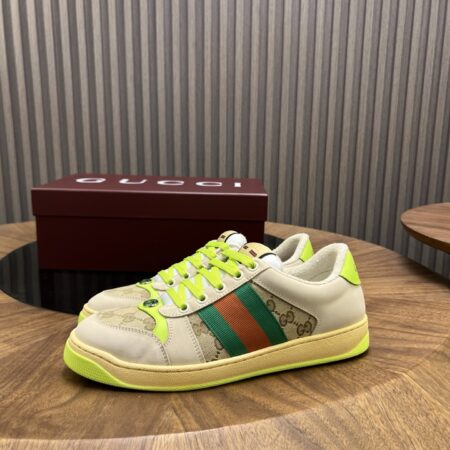 Gucci Screener Series New Couple Sports Little Dirty Shoes