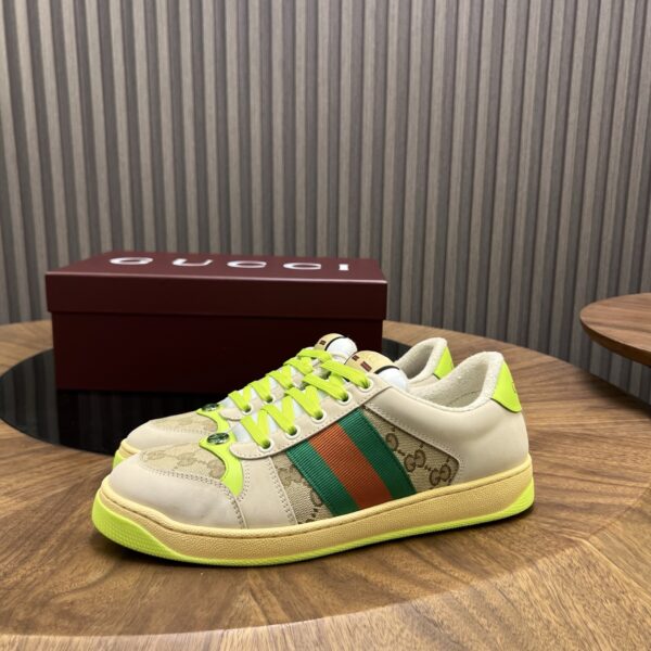 Gucci Screener Series New Couple Sports Little Dirty Shoes