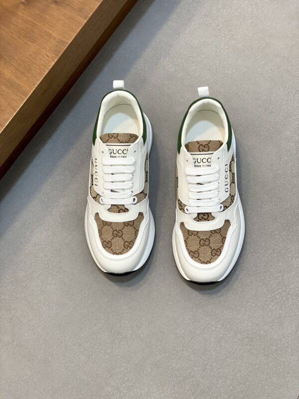 Gucci Men's New Cowhide Leather Casual Sports Shoes - Image 2