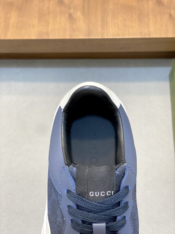 Gucci Men's Nappa Calf Leather With Fabric Casual Sports Shoes - Image 7