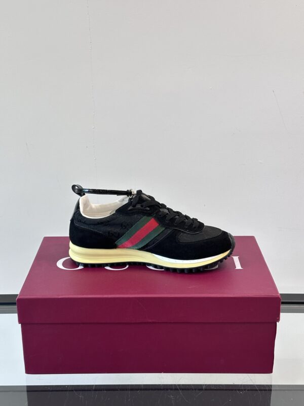 Gucci Re Motion Couple Suede Cowhide Leather Sneakers - Image 6