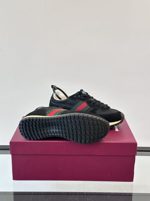 Gucci Re Motion Couple Suede Cowhide Leather Sneakers - Image 9