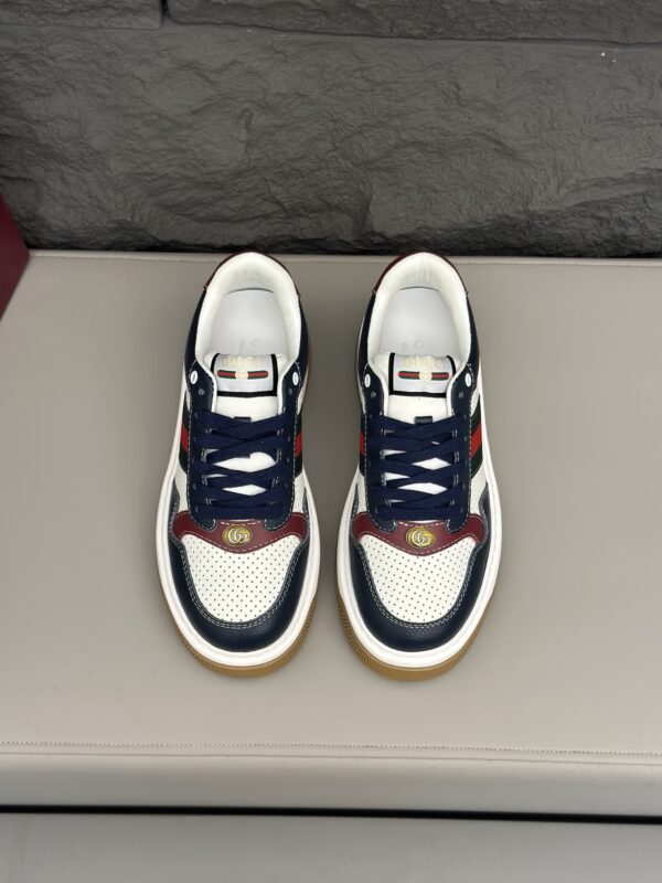 Gucci Men's Cowhide Leather Soft And Comfortable Sports Shoes - Image 2