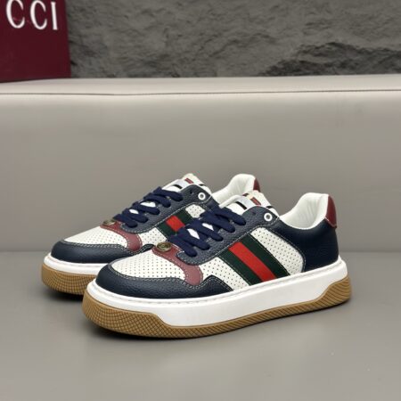 Gucci Men's Cowhide Leather Soft And Comfortable Sports Shoes