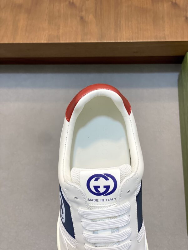 Gucci Men's Nappa Calf Leather Casual Sports Shoes - Image 7
