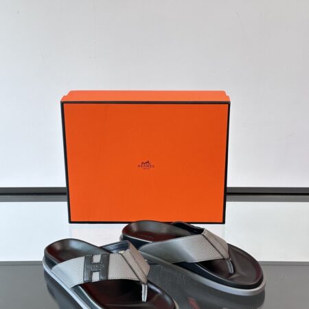 Hermes High End Molded Large Soled Men's Slippers