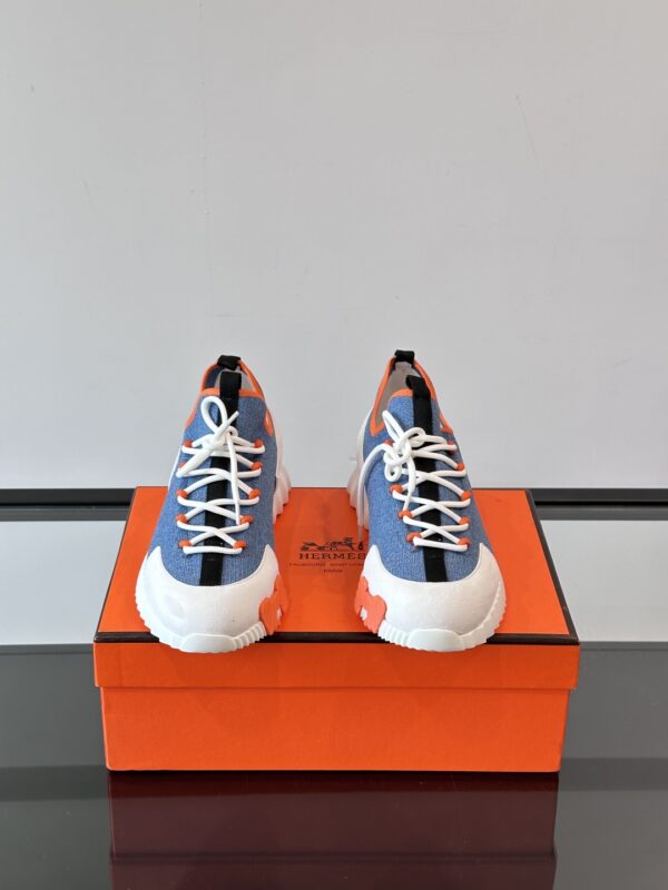 Hermes High End Men's Fashionable Casual Sports Shoes - Image 3