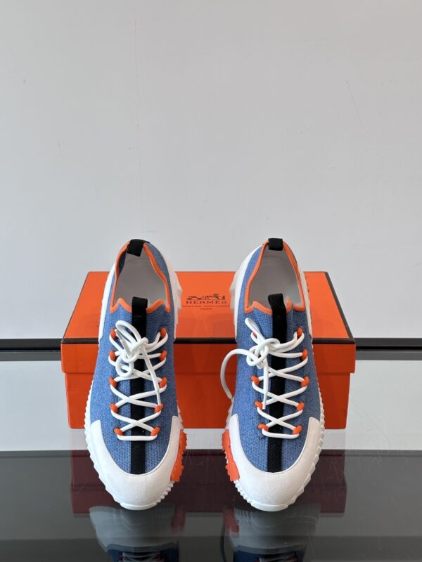 Hermes High End Men's Fashionable Casual Sports Shoes - Image 6