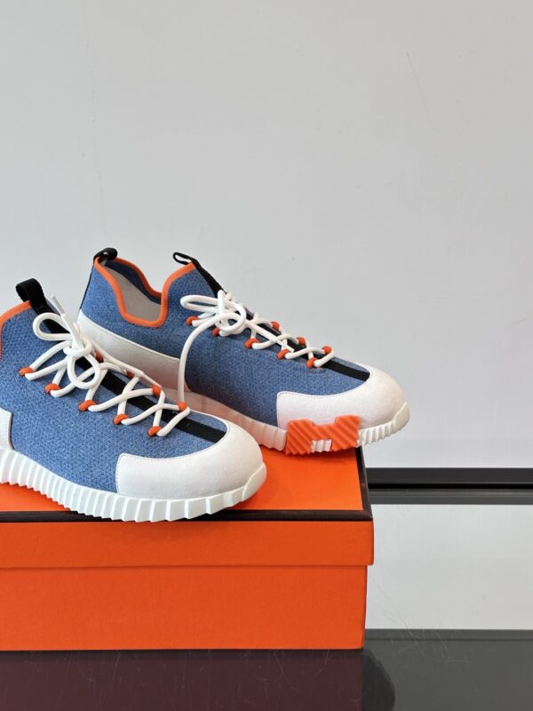 Hermes High End Men's Fashionable Casual Sports Shoes - Image 7