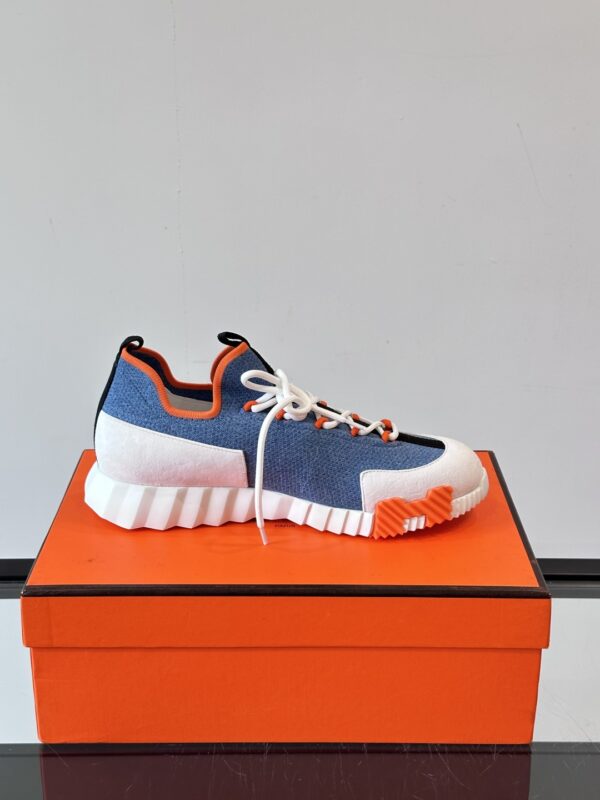 Hermes High End Men's Fashionable Casual Sports Shoes - Image 8