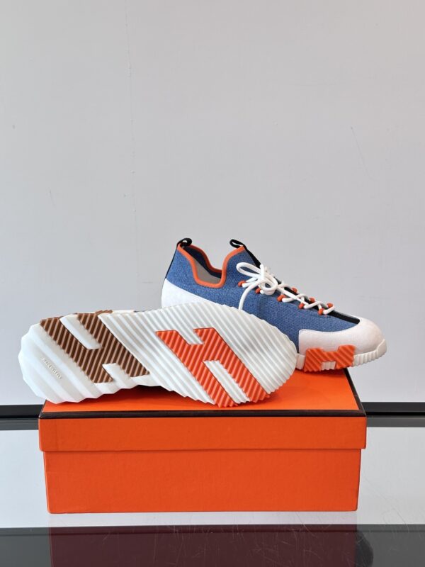Hermes High End Men's Fashionable Casual Sports Shoes - Image 9