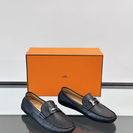 Hermes Men's High End Boutique Low Cut Casual Loafers