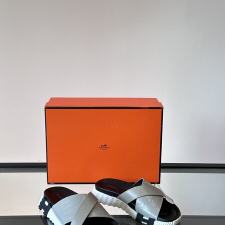 Hermes High End Molded Large Soled Men's Slippers