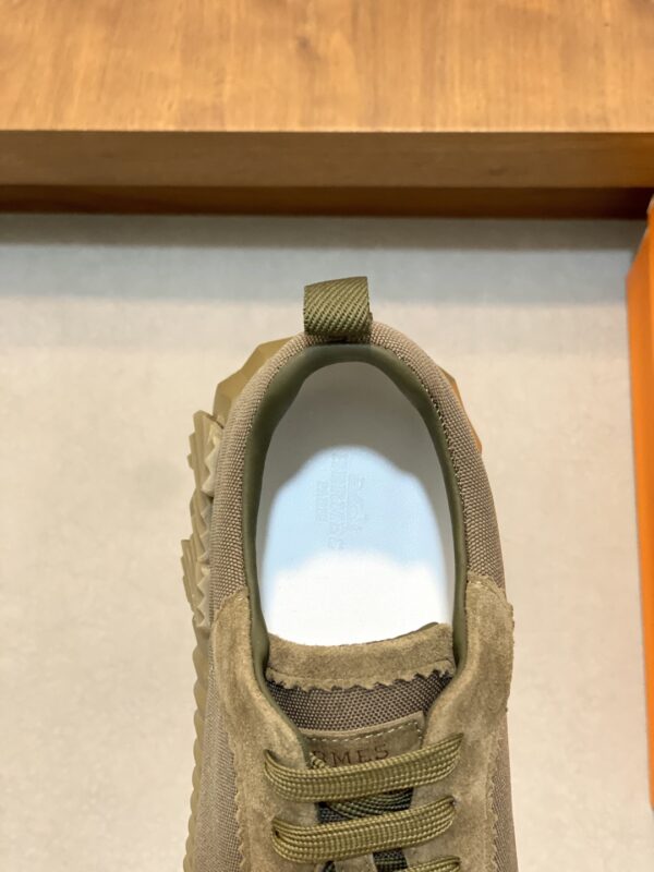 Hermes High Quality Nappa Calf Leather Casual Sports Shoes - Image 7