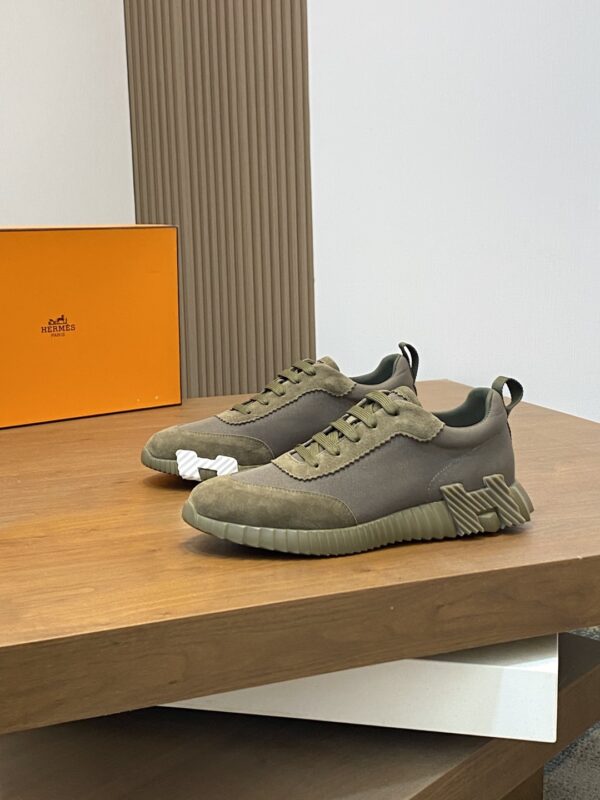 Hermes High Quality Nappa Calf Leather Casual Sports Shoes