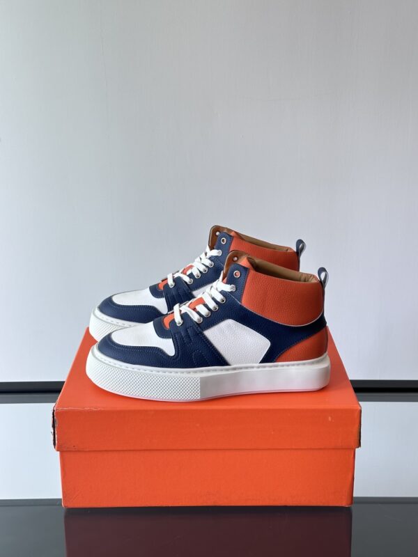 Hermes Men's Low Cut Thick Soled Casual Sports Shoes - Image 4