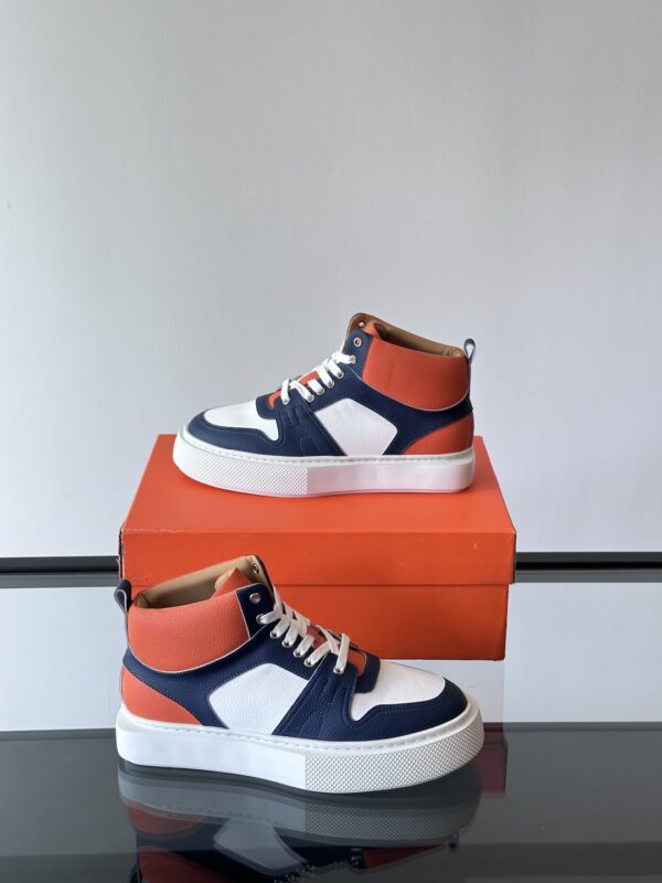 Hermes Men's Low Cut Thick Soled Casual Sports Shoes - Image 5