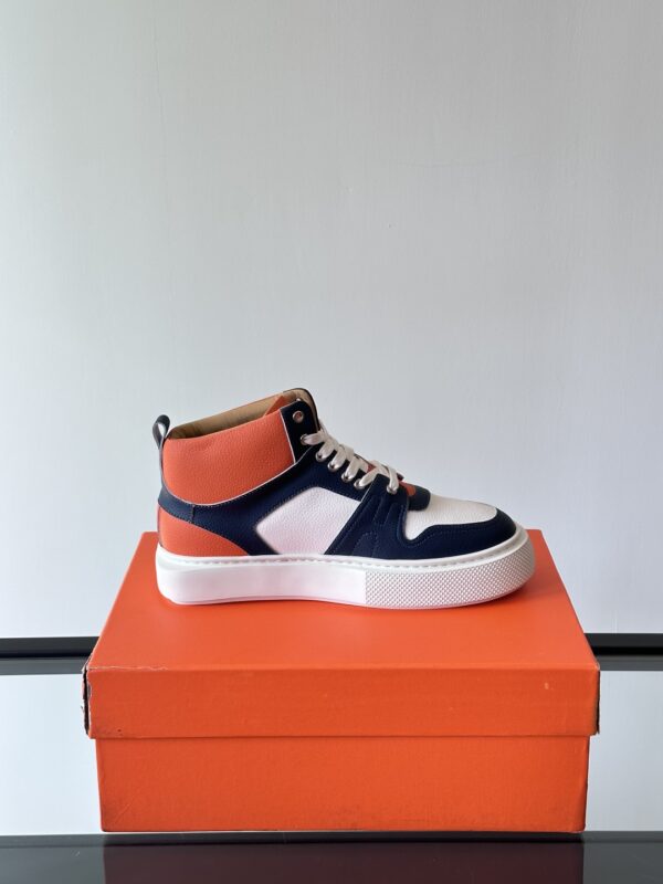 Hermes Men's Low Cut Thick Soled Casual Sports Shoes - Image 6