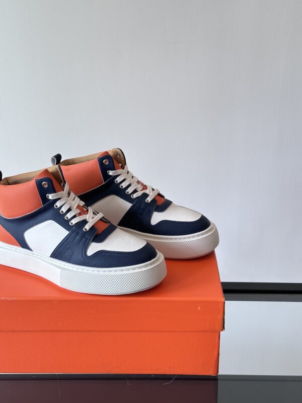 Hermes Men's Low Cut Thick Soled Casual Sports Shoes - Image 8