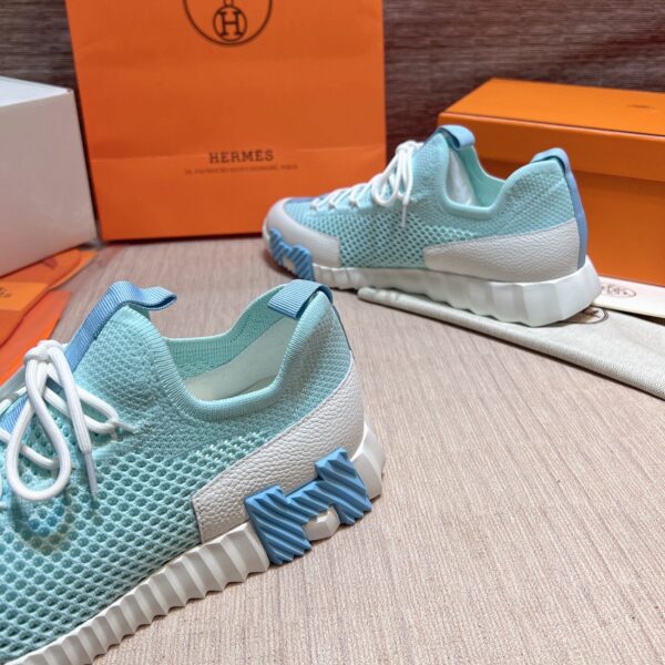 Hermes Two Tone Sole Couple's Casual Sports Shoes - Image 8