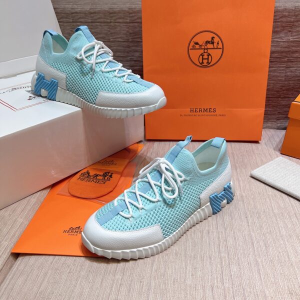 Hermes Two Tone Sole Couple's Casual Sports Shoes - Image 7