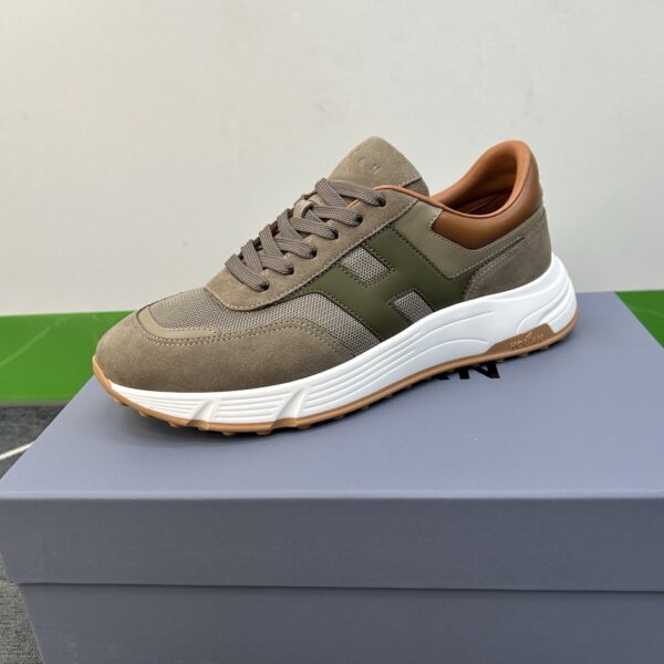 Hogan Canvas And Suede Goat Leather Men's Sports Shoes - Image 5