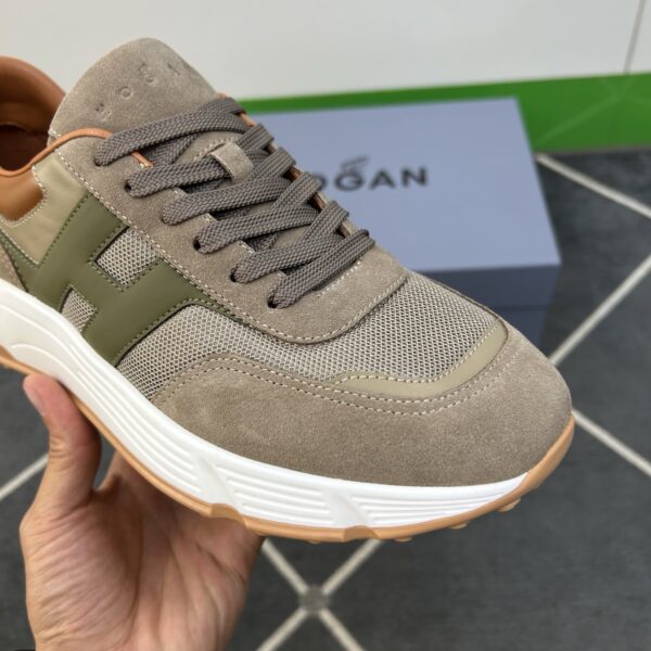 Hogan Canvas And Suede Goat Leather Men's Sports Shoes - Image 7