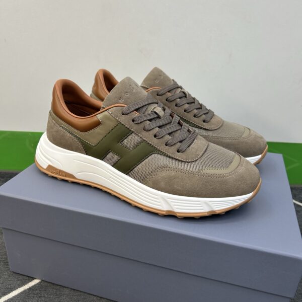 Hogan Canvas And Suede Goat Leather Men's Sports Shoes