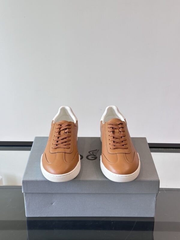 Hogan New color blocking Cowhide Leather Men's Sports Shoes - Image 3