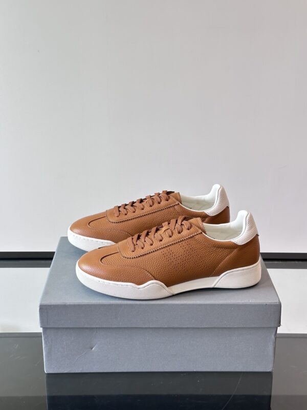 Hogan New color blocking Cowhide Leather Men's Sports Shoes - Image 4