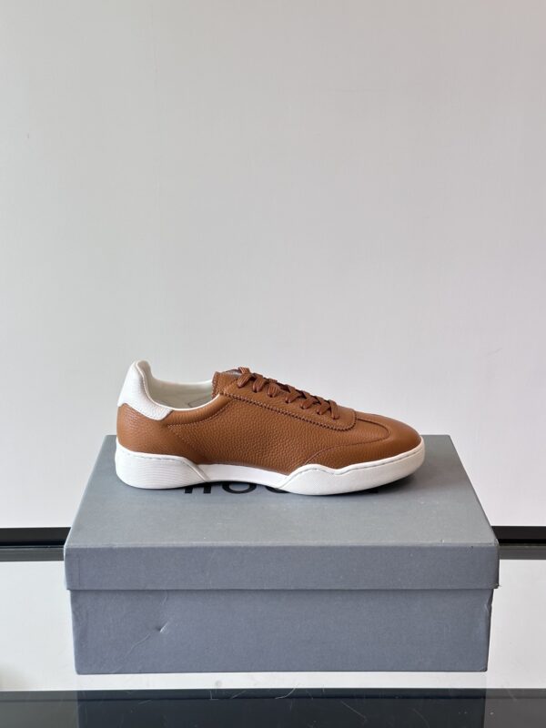 Hogan New color blocking Cowhide Leather Men's Sports Shoes - Image 6