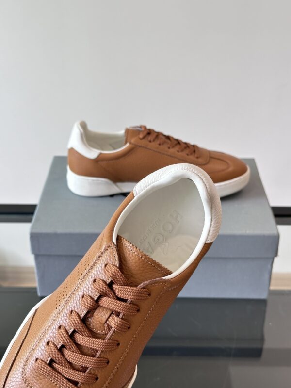 Hogan New color blocking Cowhide Leather Men's Sports Shoes - Image 8