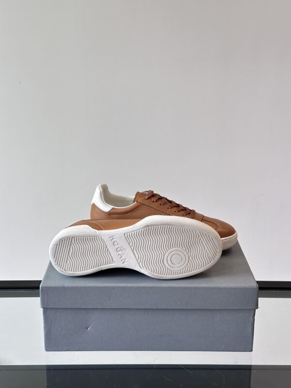 Hogan New color blocking Cowhide Leather Men's Sports Shoes - Image 9