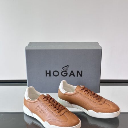 Hogan New color blocking Cowhide Leather Men's Sports Shoes