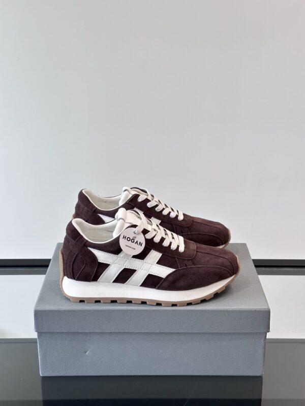 Hogan Men's New Series Cowhide Leather Low Cut Sports Shoes - Image 2