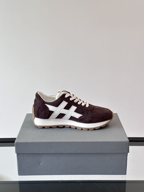 Hogan Men's New Series Cowhide Leather Low Cut Sports Shoes - Image 6