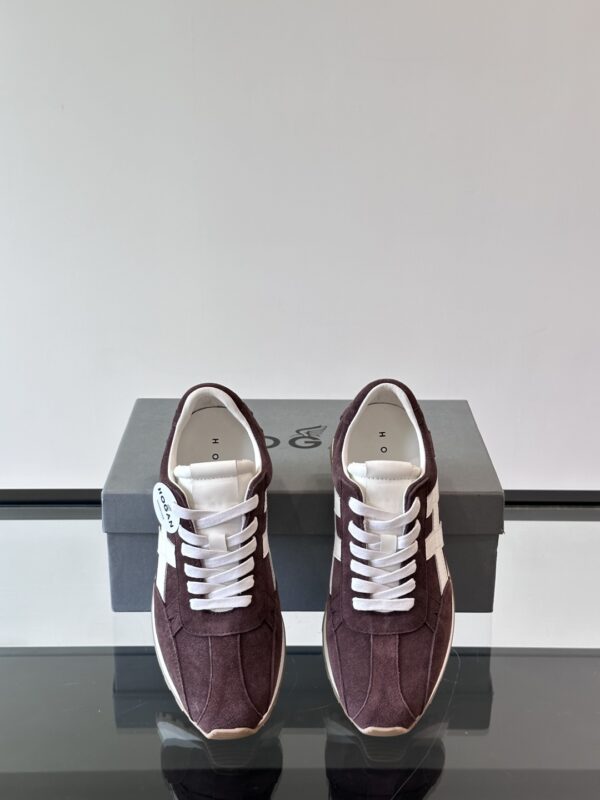Hogan Men's New Series Cowhide Leather Low Cut Sports Shoes - Image 7