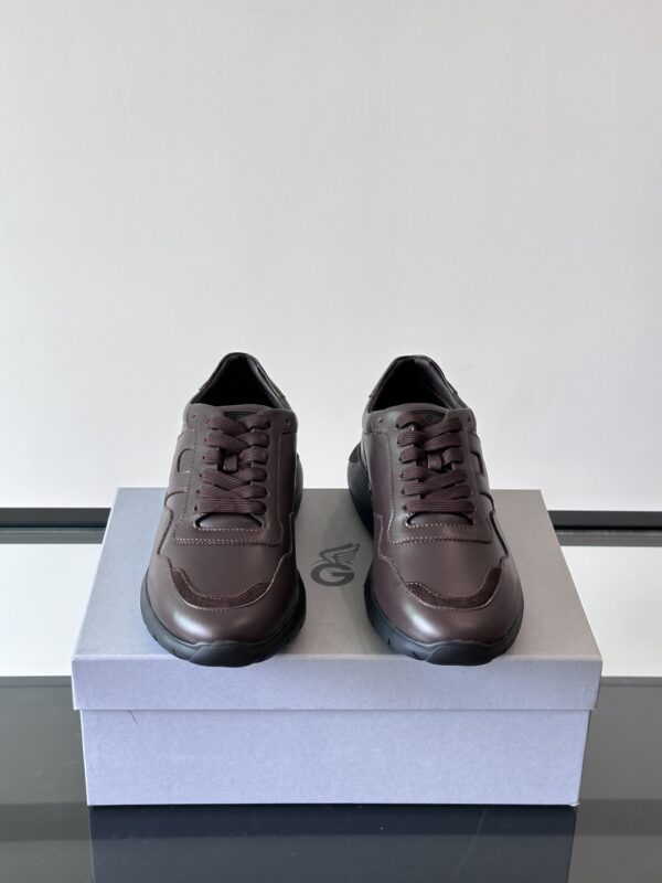 Hogan Men's Cowhide Leather Low Cut Sports Shoes - Image 3