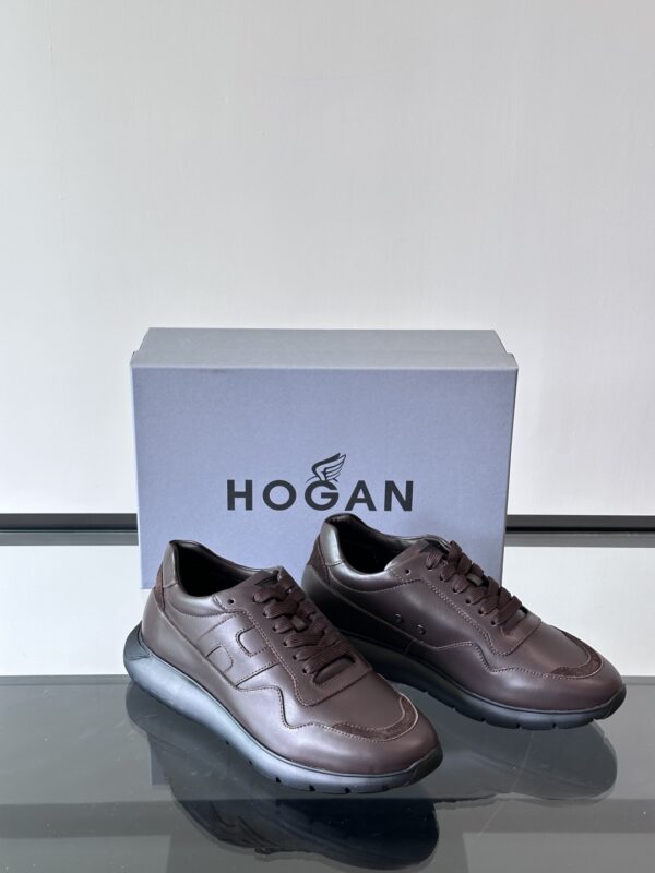 Hogan Men's Cowhide Leather Low Cut Sports Shoes