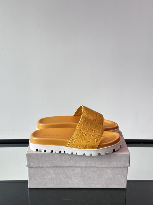 Jimmy Choo High Quality Cowhide Leather Men's Slippers - Image 2