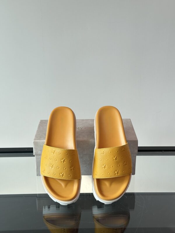 Jimmy Choo High Quality Cowhide Leather Men's Slippers - Image 6