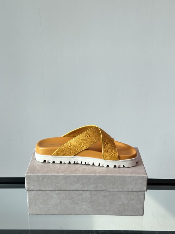 Jimmy Choo New High Quality Cowhide Leather Men's Slippers - Image 6