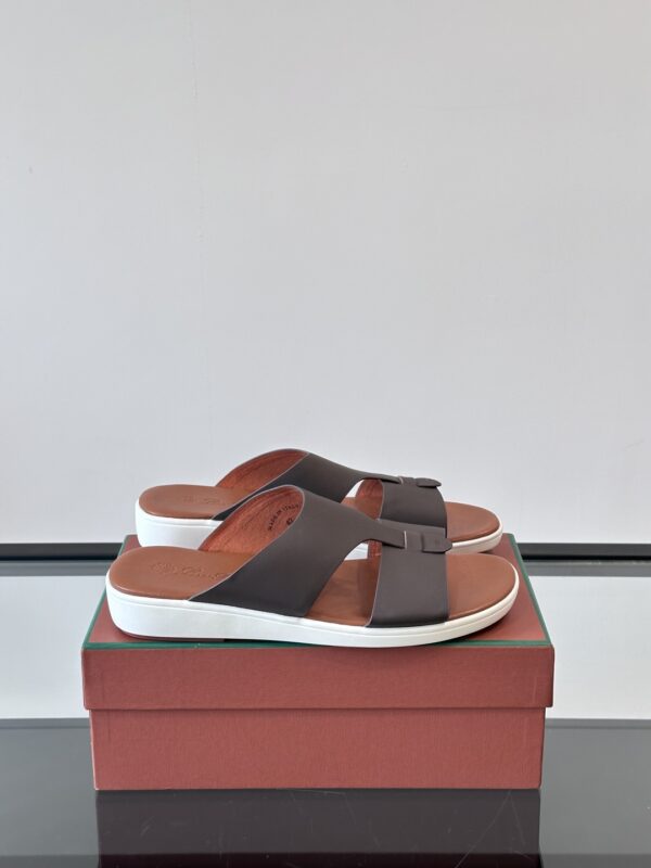 Loro Piana New Men's Cowhide Leather Sandals - Image 3