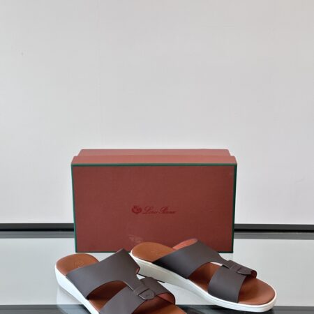 Loro Piana New Men's Cowhide Leather Sandals