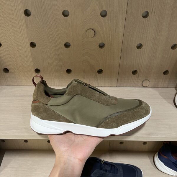 Loro Piana Plain Cowhide Leather Men's Casual Sports Shoes - Image 8