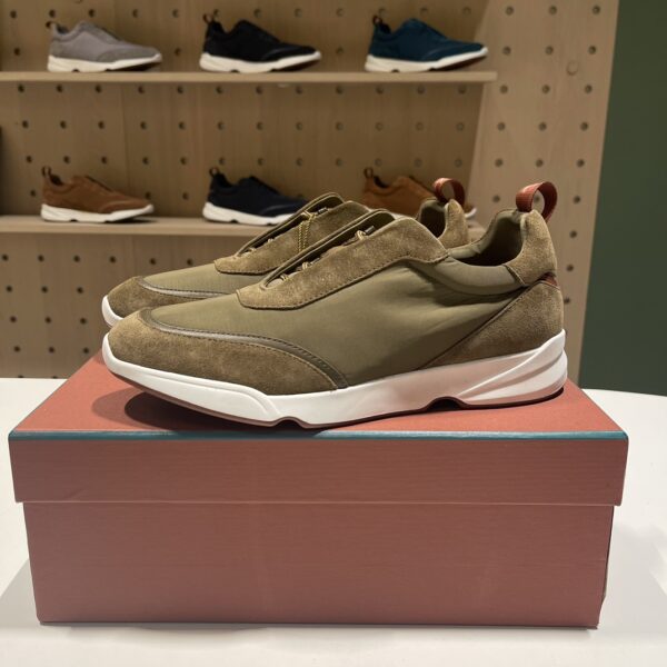Loro Piana Plain Cowhide Leather Men's Casual Sports Shoes - Image 2